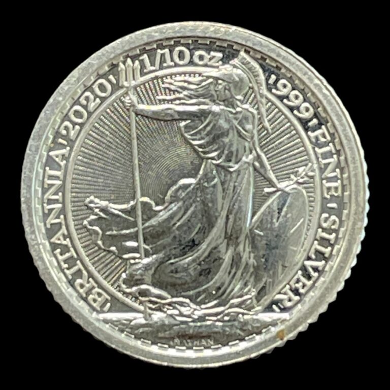 England 50 pence, Britannia 1/4 oz .999 sølv 2021
