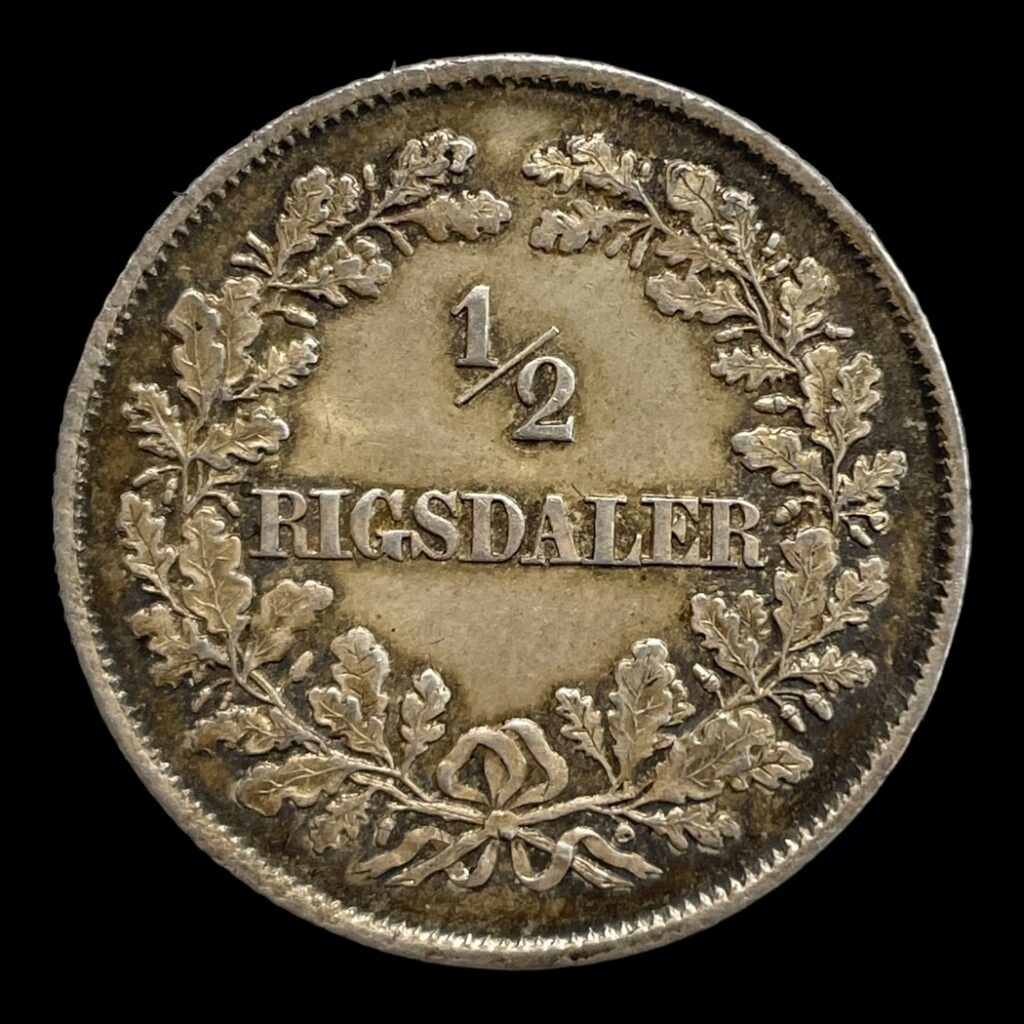 1/2 Rigsdaler 1854vs