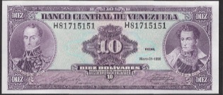 Venezuela 10 bolivares