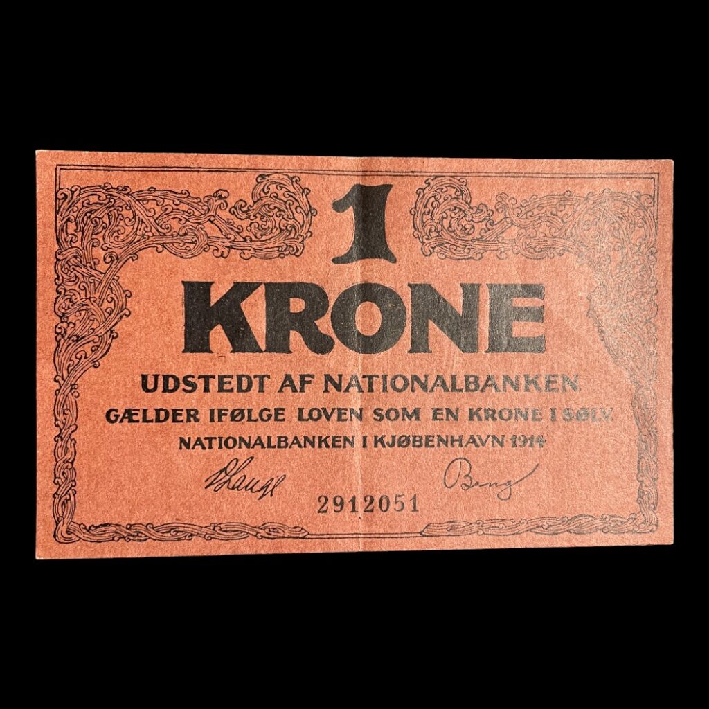 1 kr 1914 klipfisk