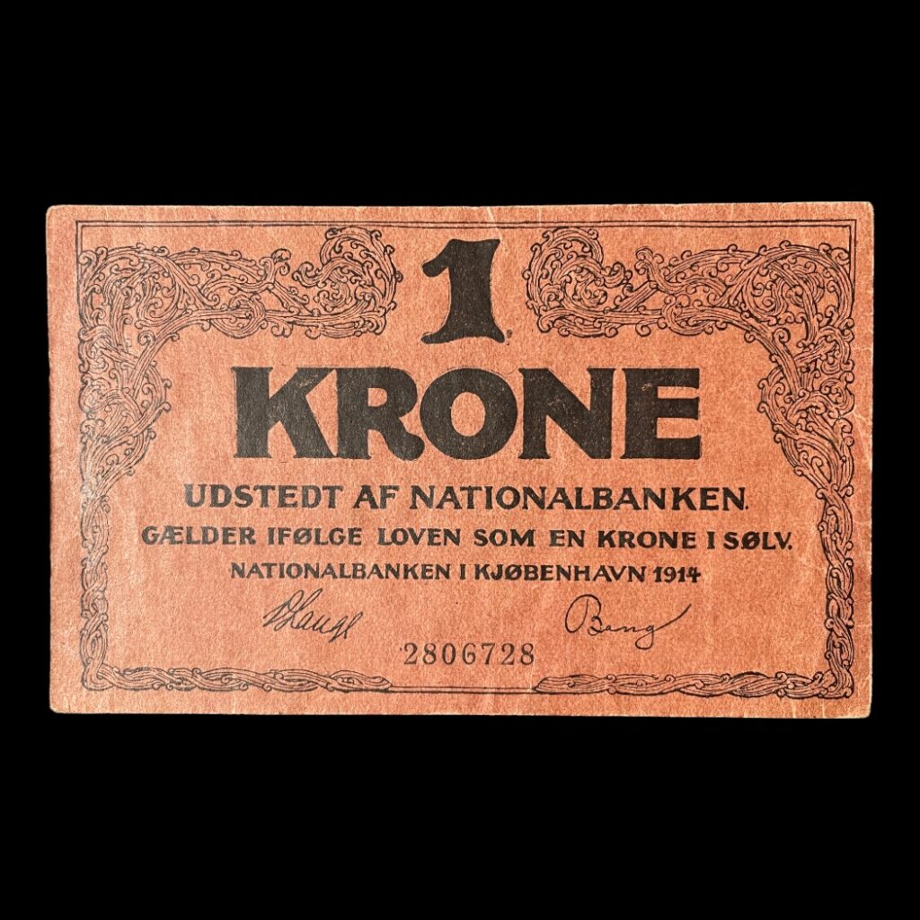 1 kr 1914 klipfisk