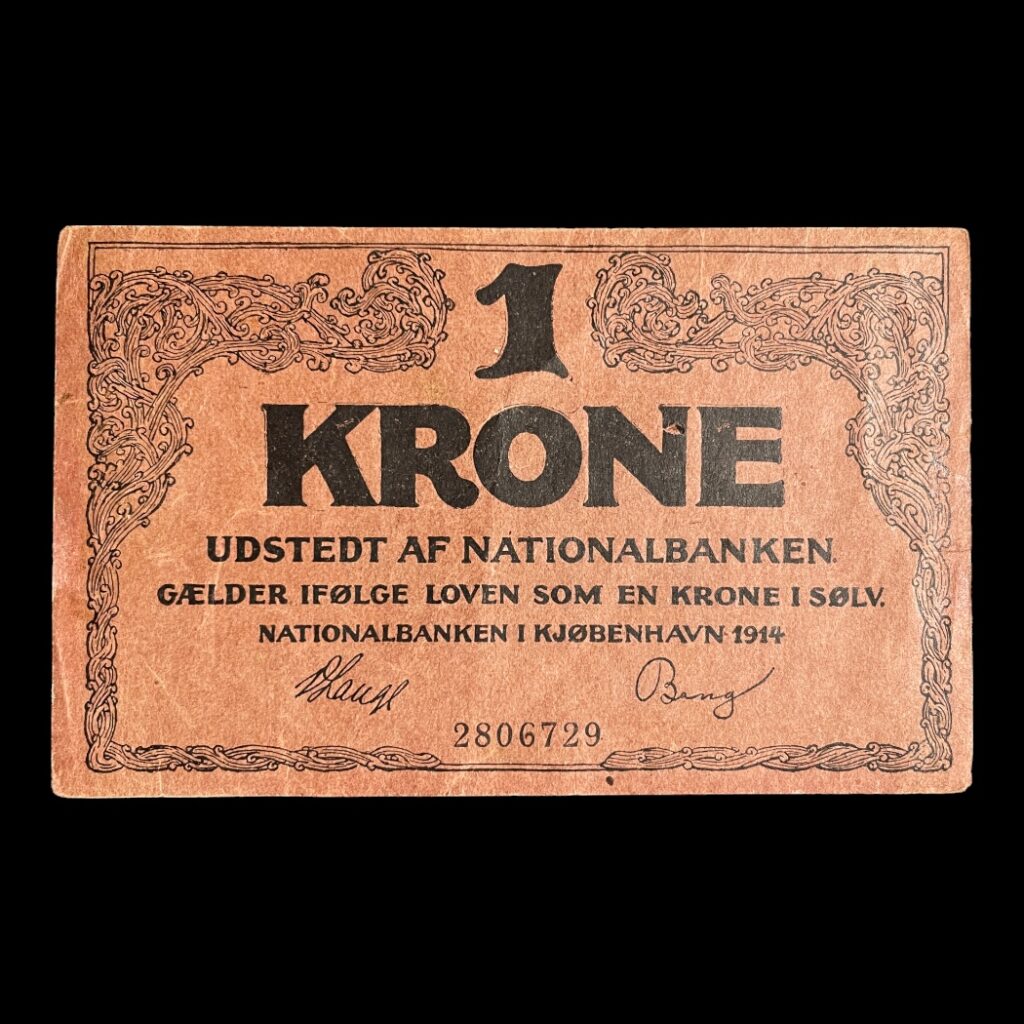 1 kr 1914 klipfisk