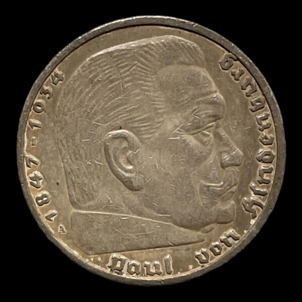 5 Reichsmark 1938 A