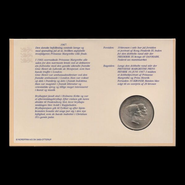 10 kr erindringsmønt 1967