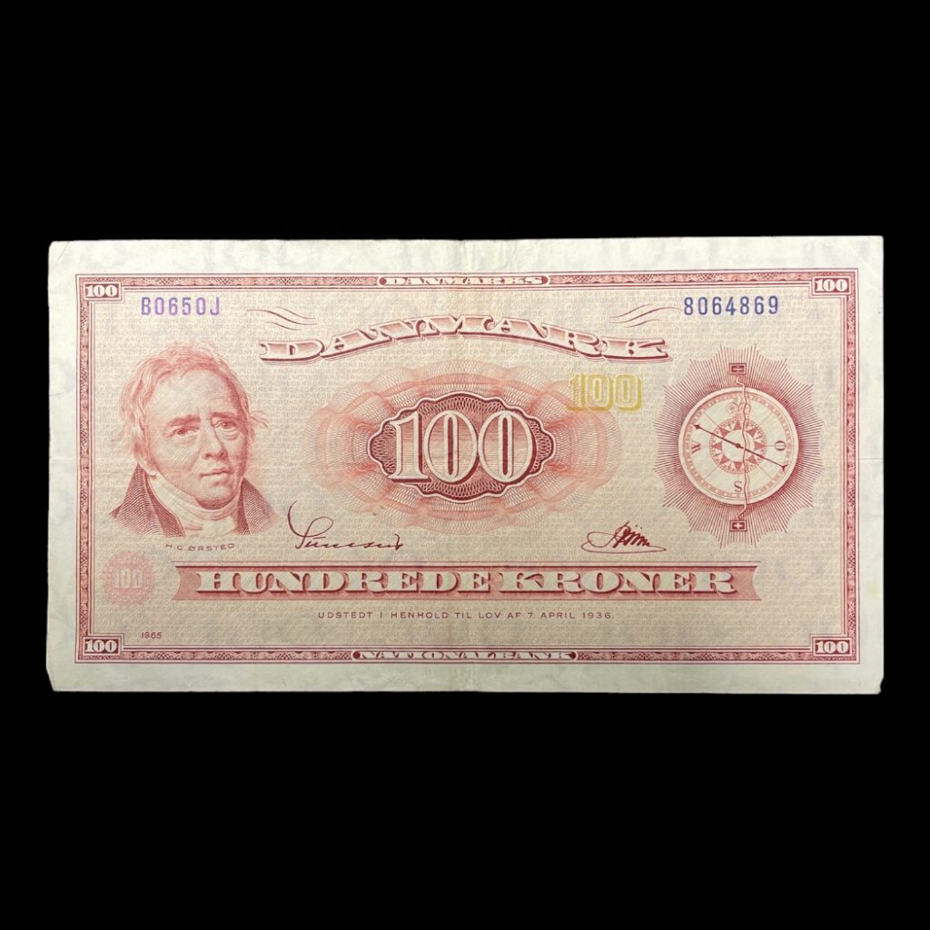 100 kr B0 1965OJ Erstatningsseddel