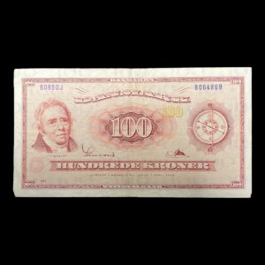 100 kr B0 1965OJ Erstatningsseddel