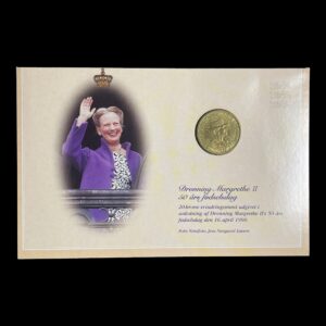 20 kr 1990 Dronningens 50 års fødselsdag
