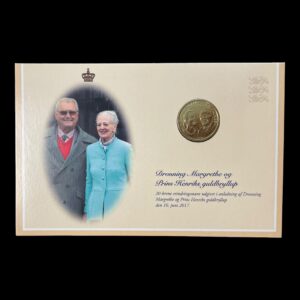 20 kr 2017 Dronning Margrethe og Prins Henriks guldbryllup