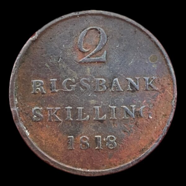 2 Rigsbankskilling 1818