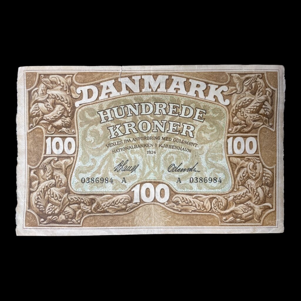 Danmark 100 Kroner 1924A Heilmann 1