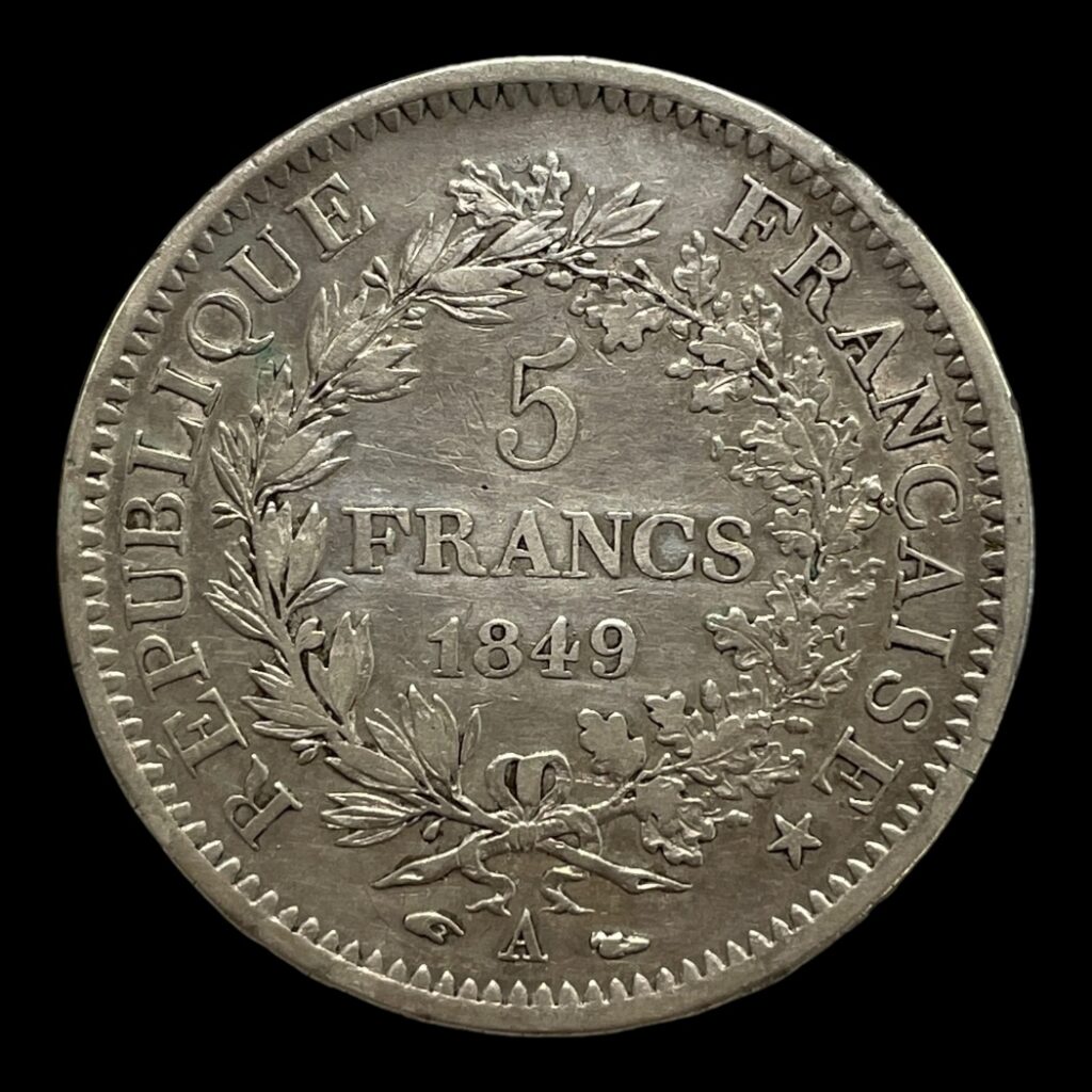 5 Francs 1849A