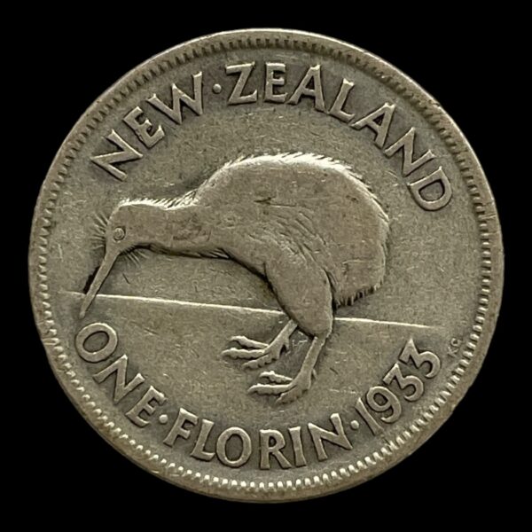 1 Florin 1933 New Zealand