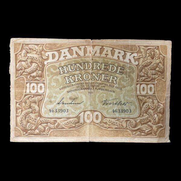 Danmark 100 Kr 1935 Heilmann 2.