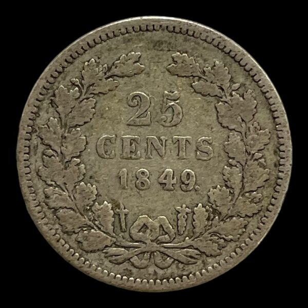 25 Cent 1849 Holland