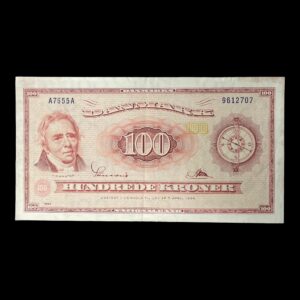 Danmark 100 Kr A7 1965