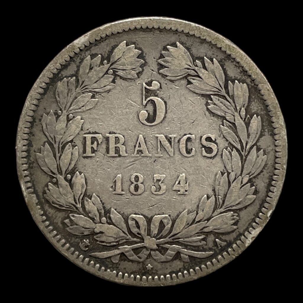 5 Francs 1834A