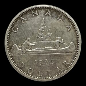 canada 1 dollar 1965