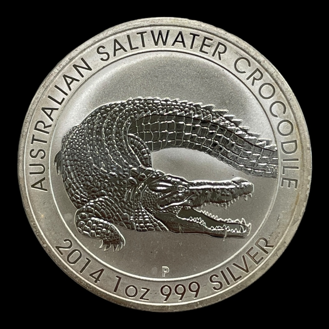 1 Oz .999 Crocodile 2014 - MH Mønthandel