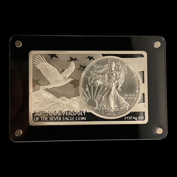 30th anniversary silver eagle barre Proof