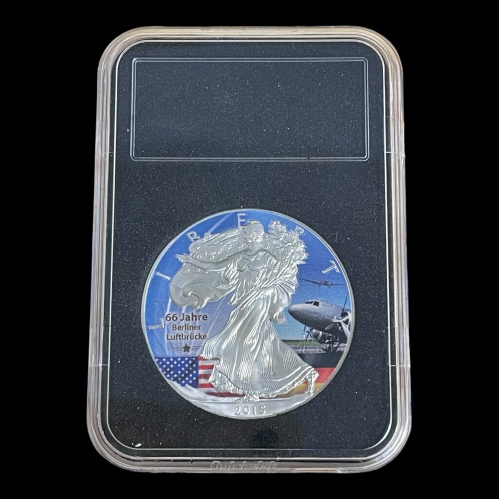 American Silver Eagle 2015 - Colorized