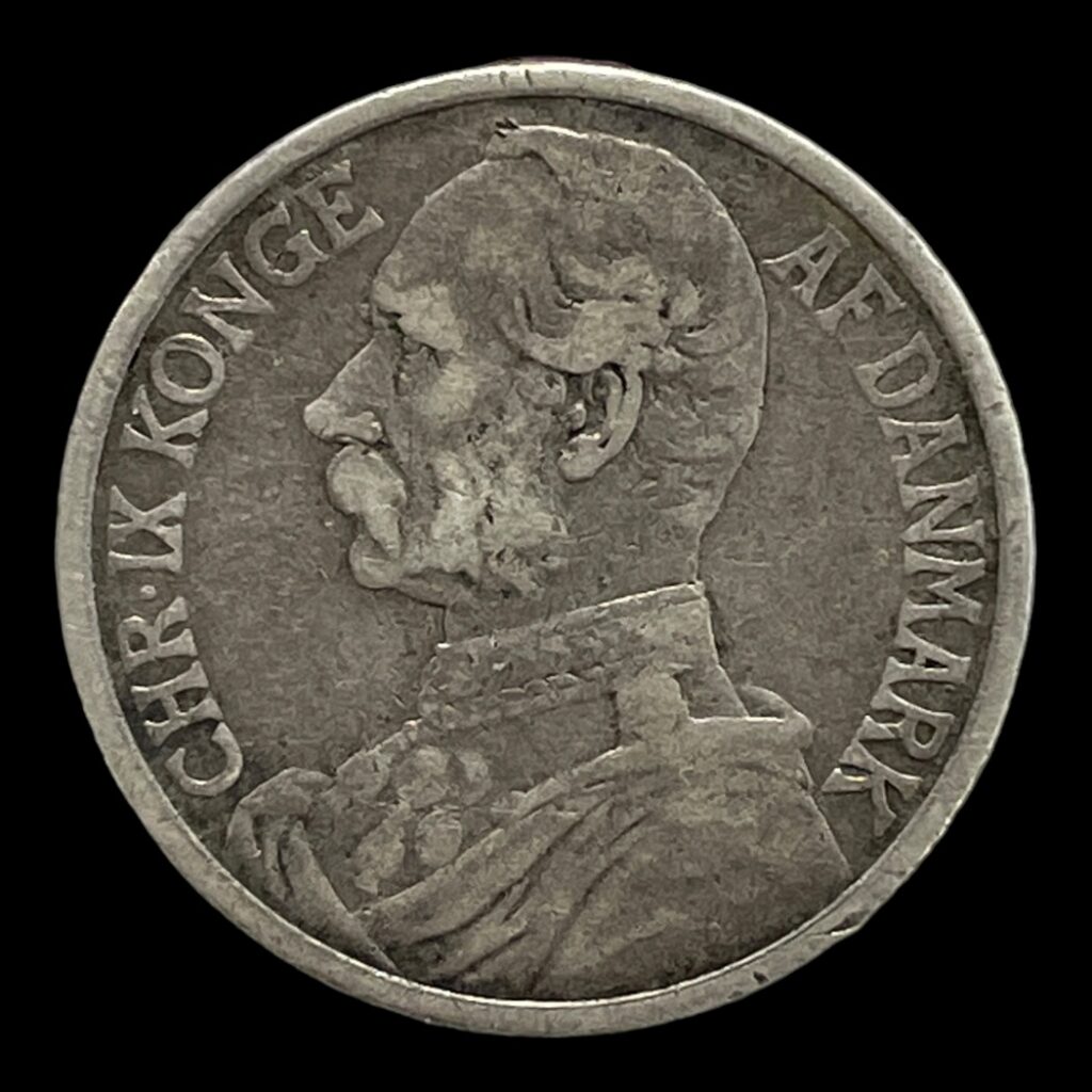 Dansk Vestindien 20 Cent/ 1 Francs 1905