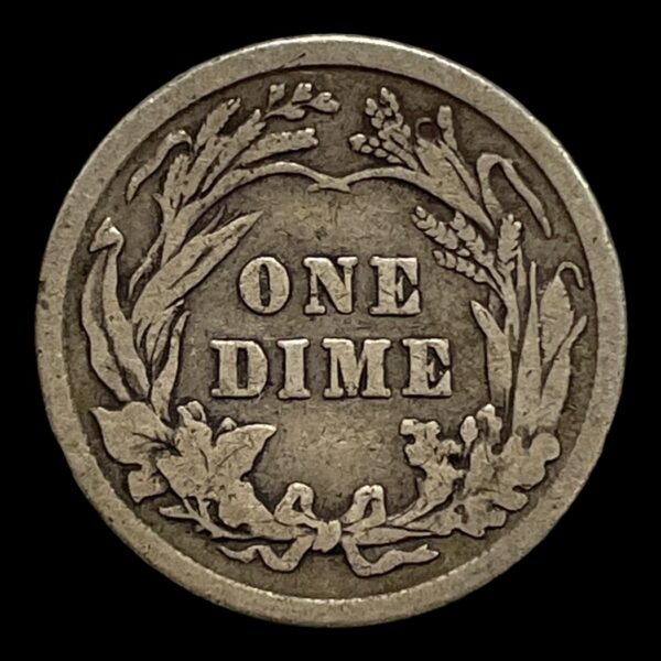 One Barber Dime 1901