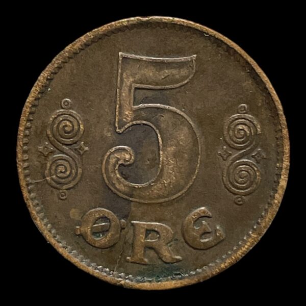 5 øre 1919 Bronze