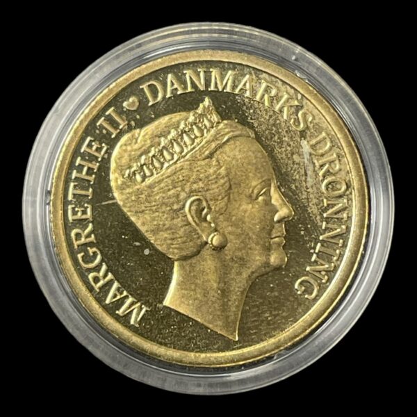 20 Kroner Proof 2010-Dronning Magrethes 70 års Fødselsdag.