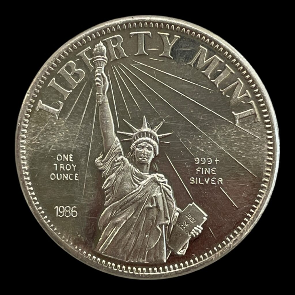 Liberty Mint - 1 Oz 999 Sølv