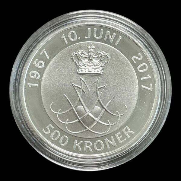 500 Kr 2017-H.M. Dronningen og H.K H. Prinsens Guldbryllup