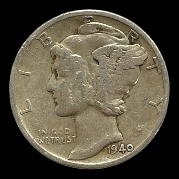 One Mercury Dime 1940