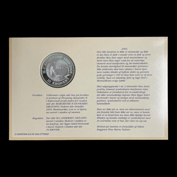 10 kr Den lille havfrue 2005
