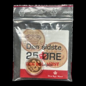 25 øre 2008 Proof - Den sidste 25 øre
