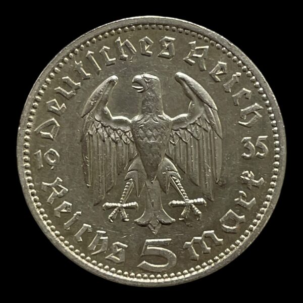 5 Reichsmark 1935 J