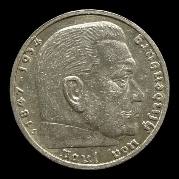 5 Reichsmark 1935 J