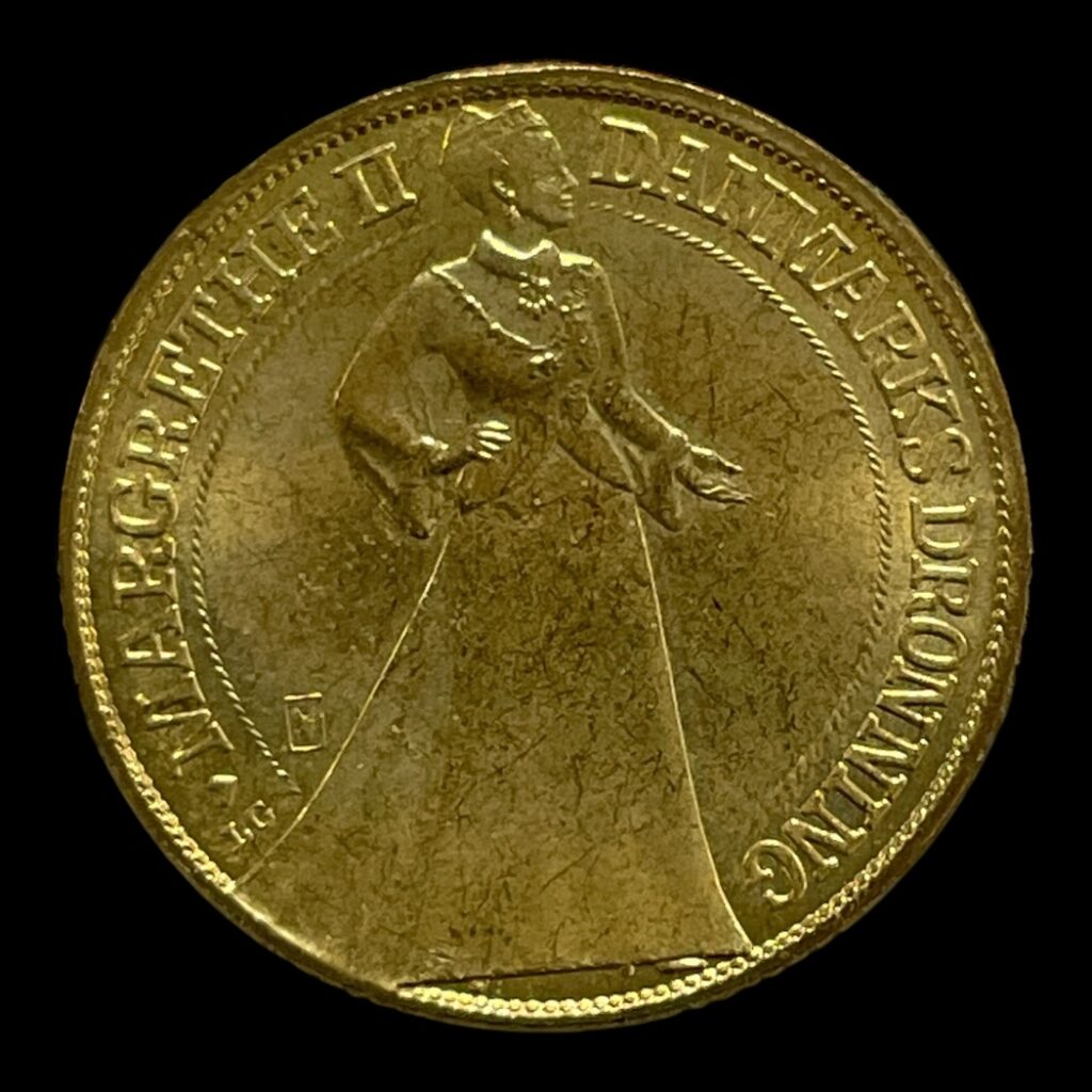 20 kr. 1997- Margrethe II 25-års regeringsjubilæum