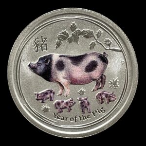 25 Cent 2019 Lunar "year of the Pig"