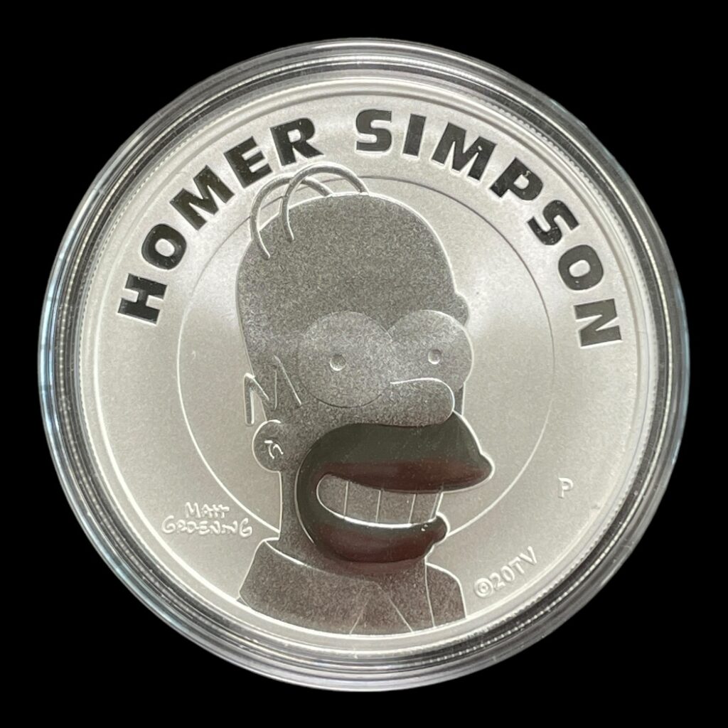 1 Dollar Tuvalu 2022 "Homer Simpsons"