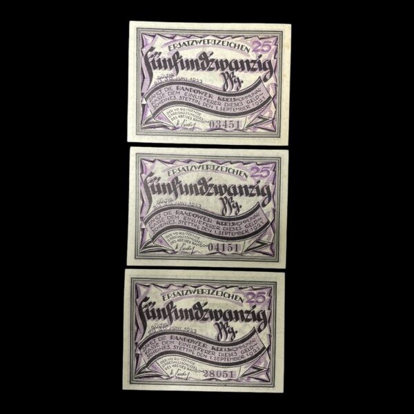 Tyskland Notgeld Stettin 1921