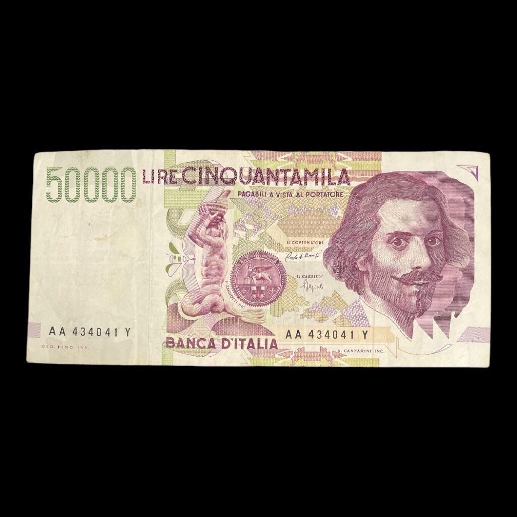 Italien 50.000 Lire 1992 "Bernini"