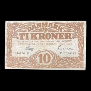 Danmark 10 Kr 1928P Heilmann type 1