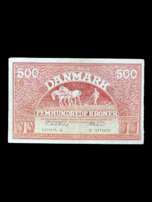 Danmark 500 Kr. 1948d "Plovmand"