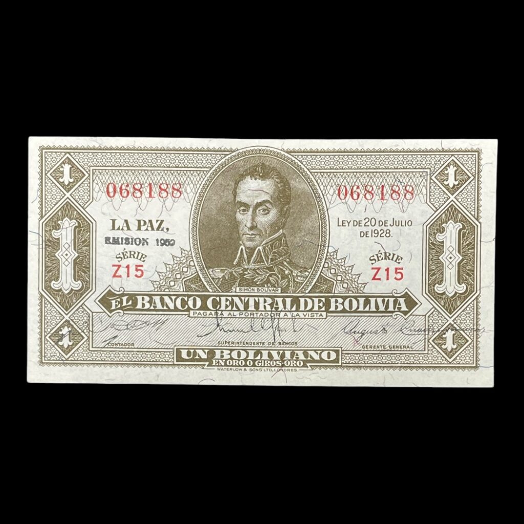 Bolivia 1 Boliviano 1960