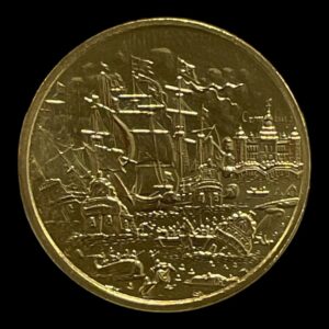 Medalje Fra Kgl. Møntsæt "Slaget ved Kronborg 1658"