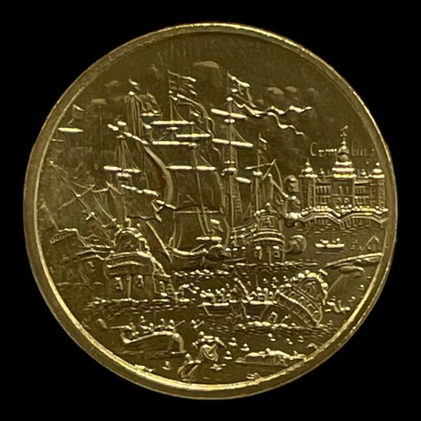 Medalje Fra Kgl. Møntsæt "Slaget ved Kronborg 1658"