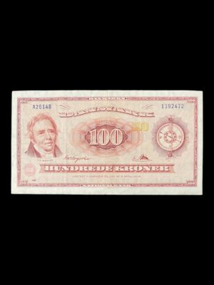 100 Kr Seddel 1961 A2