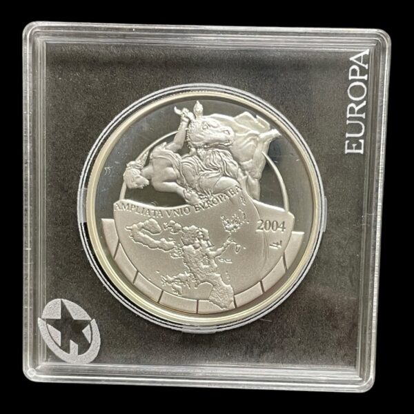 Belgien 10 Euro 2004 Sølv (.925) Vægt 18,75 Modelfoto, lignende fremsendes.
