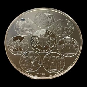 Danmarks Historie - 1 kg sølvmedalje