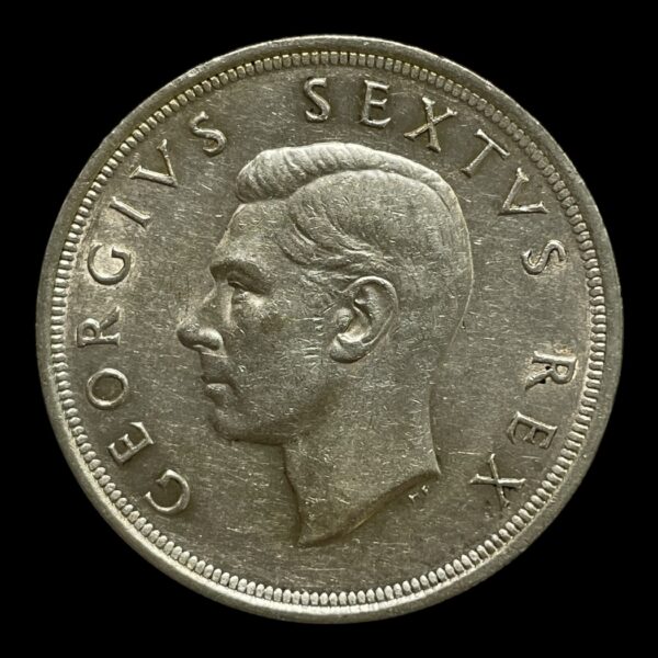Sydafrika 5 Shillings 1952 ( Cape Town 300 Years) Sølv (.800) Vægt 28,28 gram