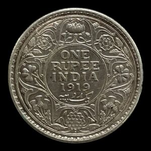 Indien 1 Rupee 1919 "Mumbai"